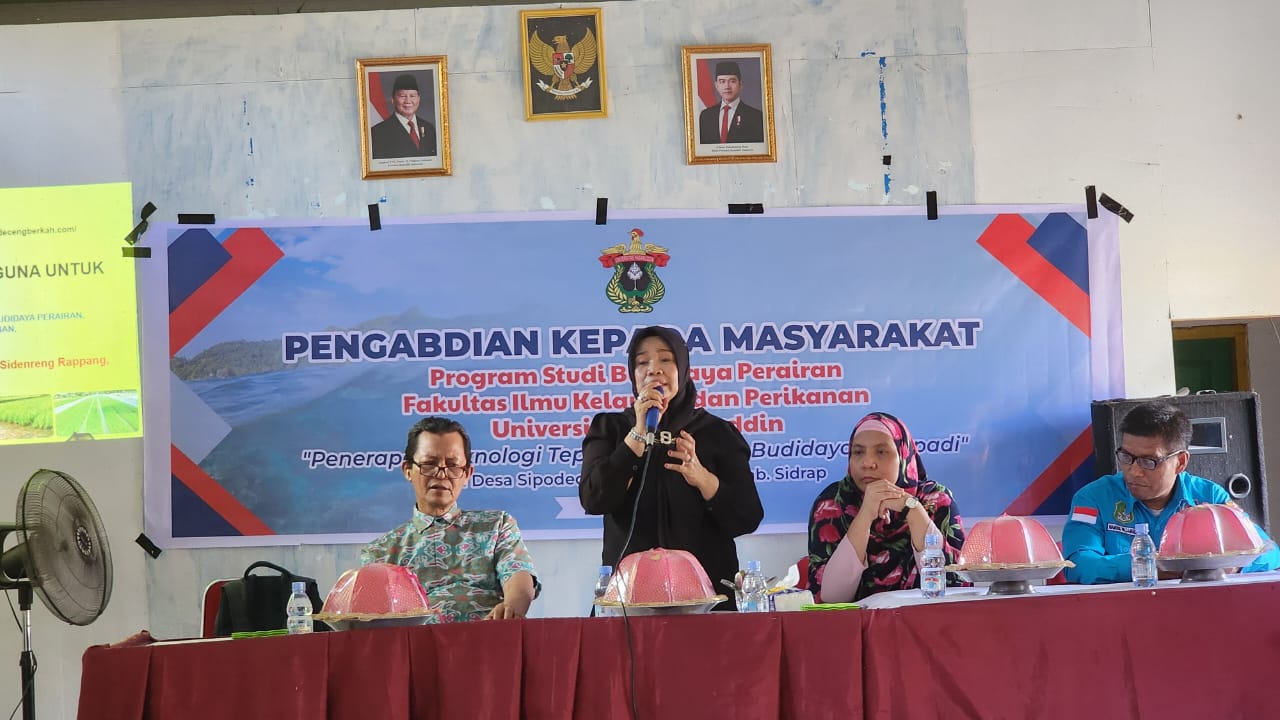 Prodi Budidaya Perairan Gelar Pengabdian Masyarakat di Desa Sipodeceng, Sidrap: Dorong Inovasi Budidaya Berbasis Teknologi Tepat Guna